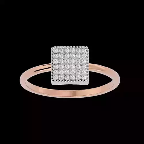 Light Minimalist Diamond Ring Earrings Pendant Set