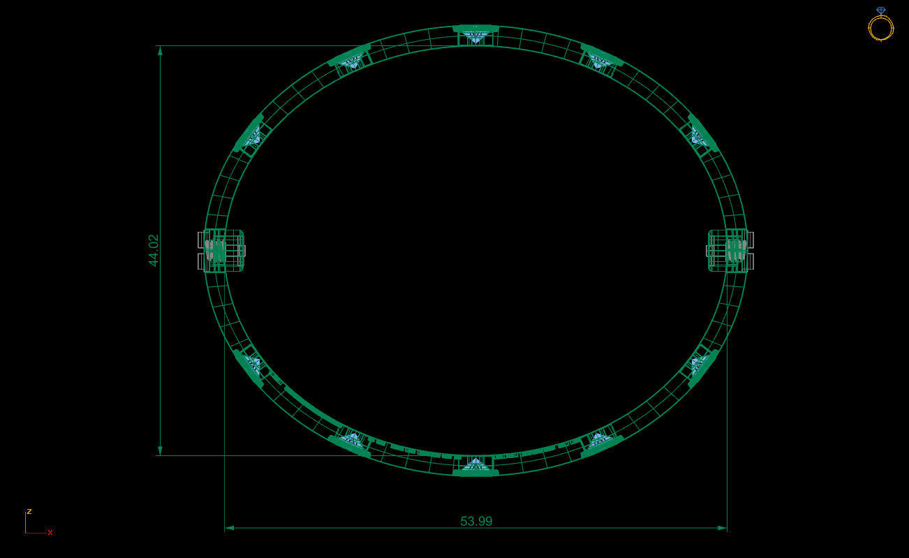 Love Bracelet 15 Size Full Gem 3D print model_3