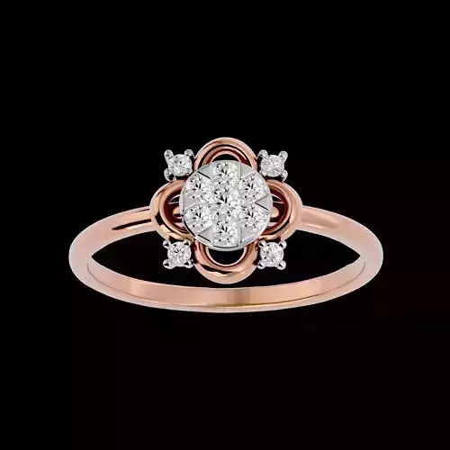 Light Minimalist Diamond Ring Earrings Pendant Set