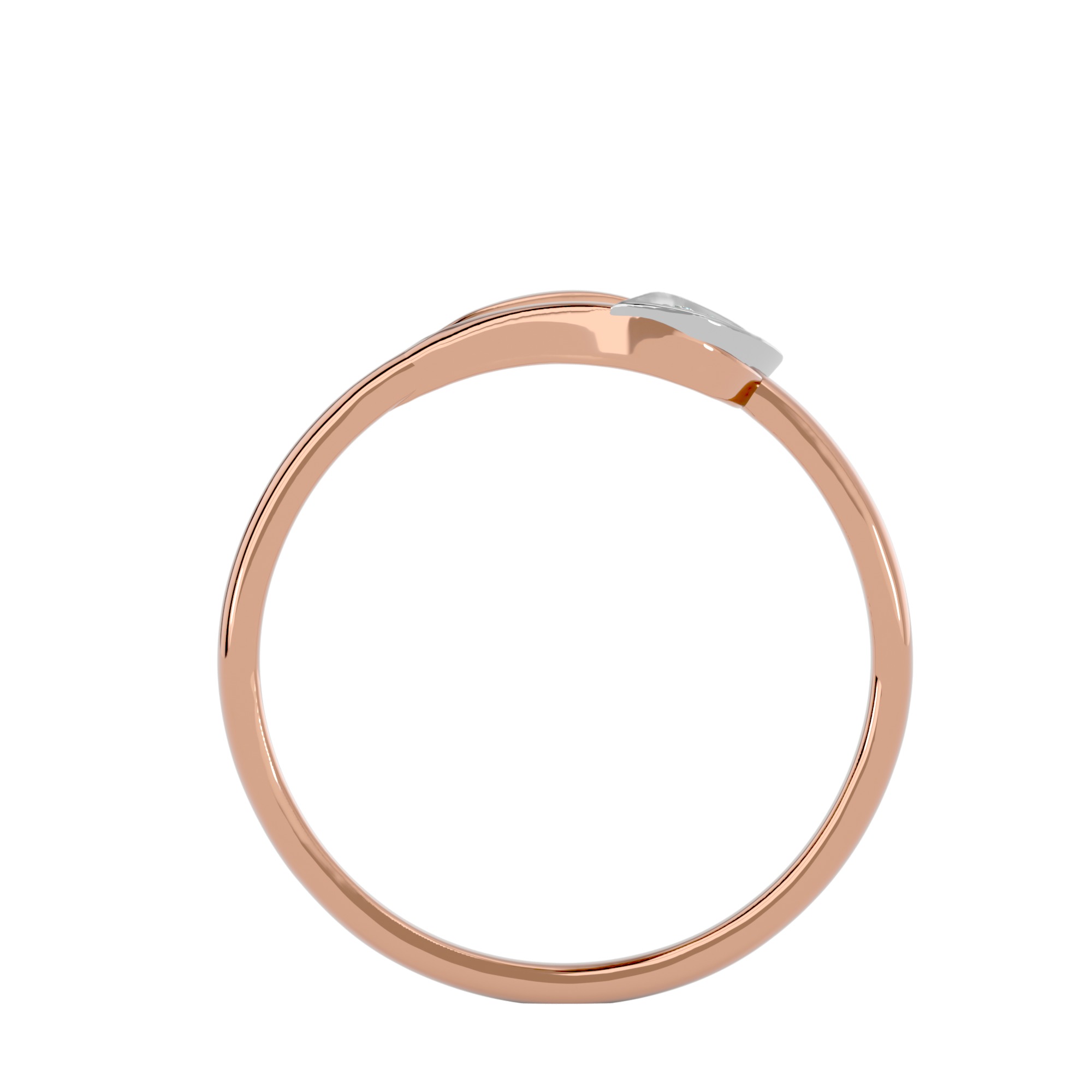 Light Minimalist Diamond Ring Earrings Pendant Set 3D print model_28