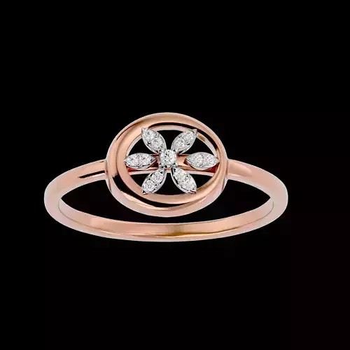 Light Minimalist Diamond Ring Earrings Pendant Set