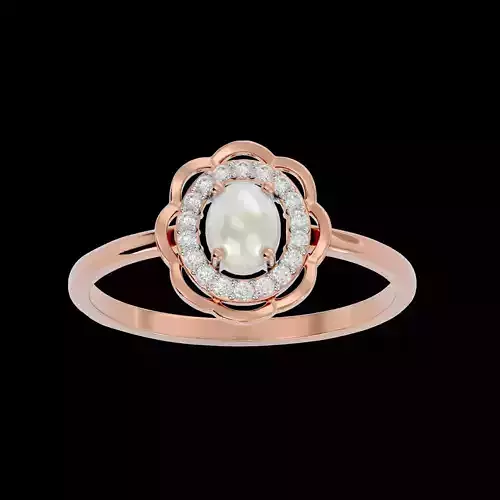 Light Minimalist Diamond Ring Earrings Pendant Set