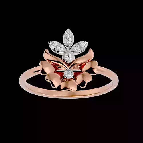 Light Minimalist Diamond Ring Earrings Pendant Set