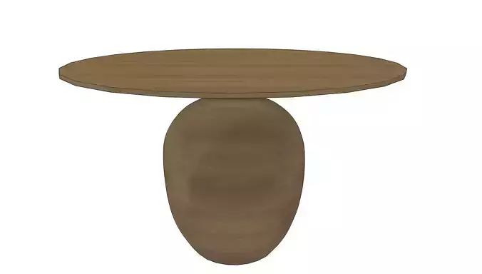 Kahsa Round Dining Table by Gloster