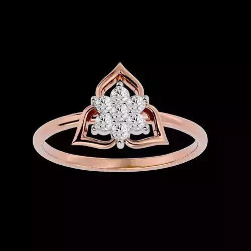 Light Minimalist Diamond Ring Earrings Pendant Set