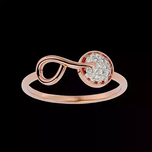 Light Minimalist Diamond Ring Earrings Pendant Set