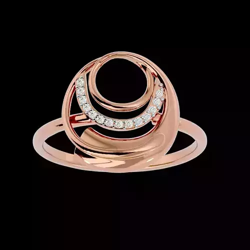 Light Minimalist Diamond Ring Earrings Pendant Set