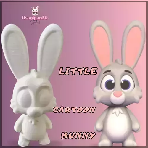 Little Cartoon Bunny