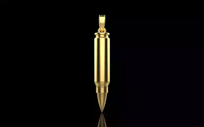 Bullet pendant empty inside model 945