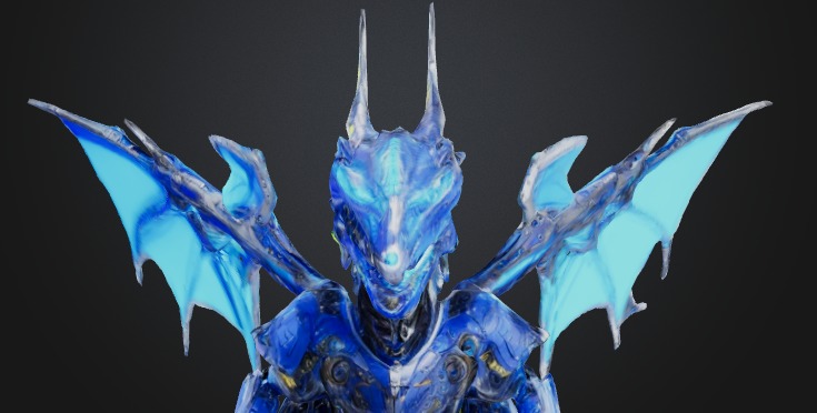 Celestial Mecha Dragon 3D model_1