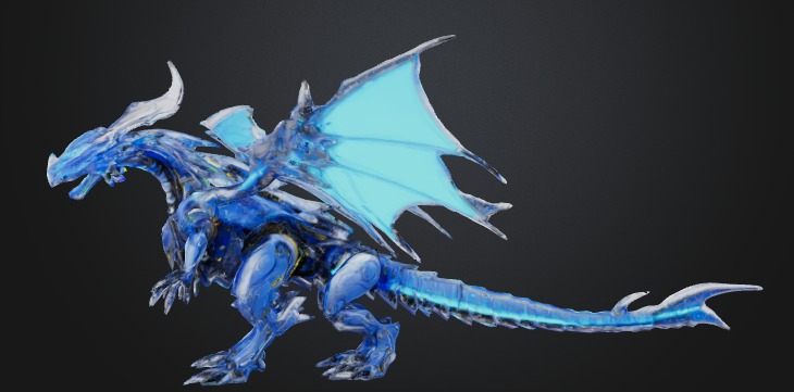 Celestial Mecha Dragon 3D model_3