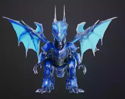 Celestial Mecha Dragon 3D model