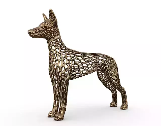 pharaoh hound voronoi style 