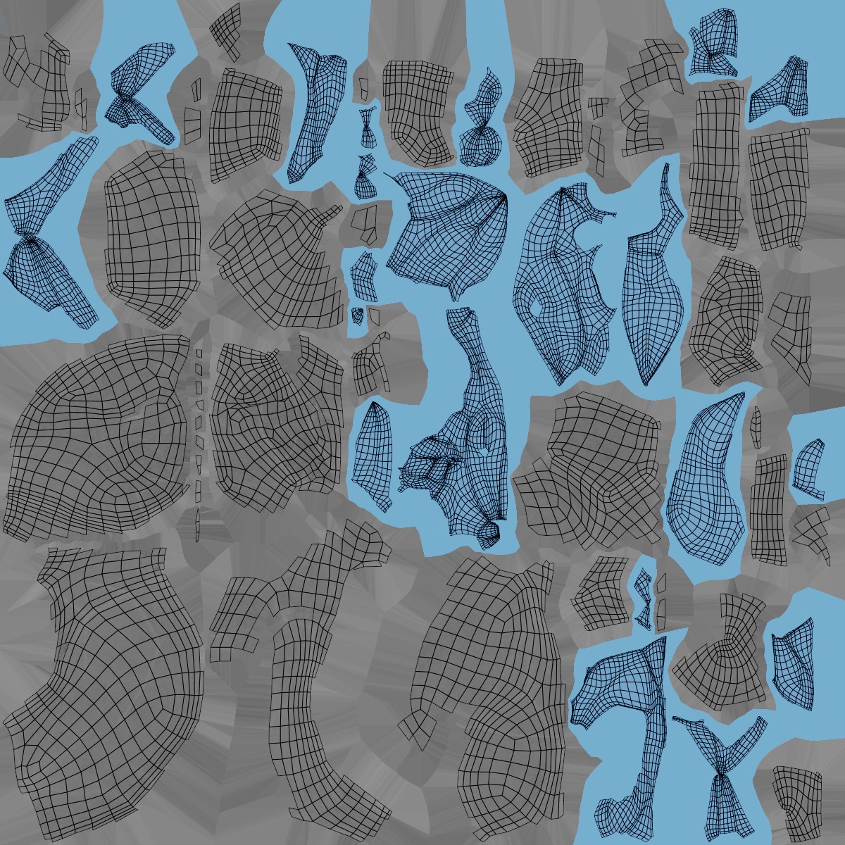 X3 Stylized Cartoon Ore And Crystals Minerals Package Low-poly 3D model_58