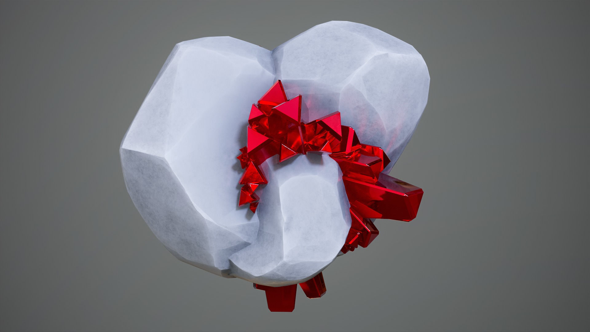 X3 Stylized Cartoon Ore And Crystals Minerals Package Low-poly 3D model_26