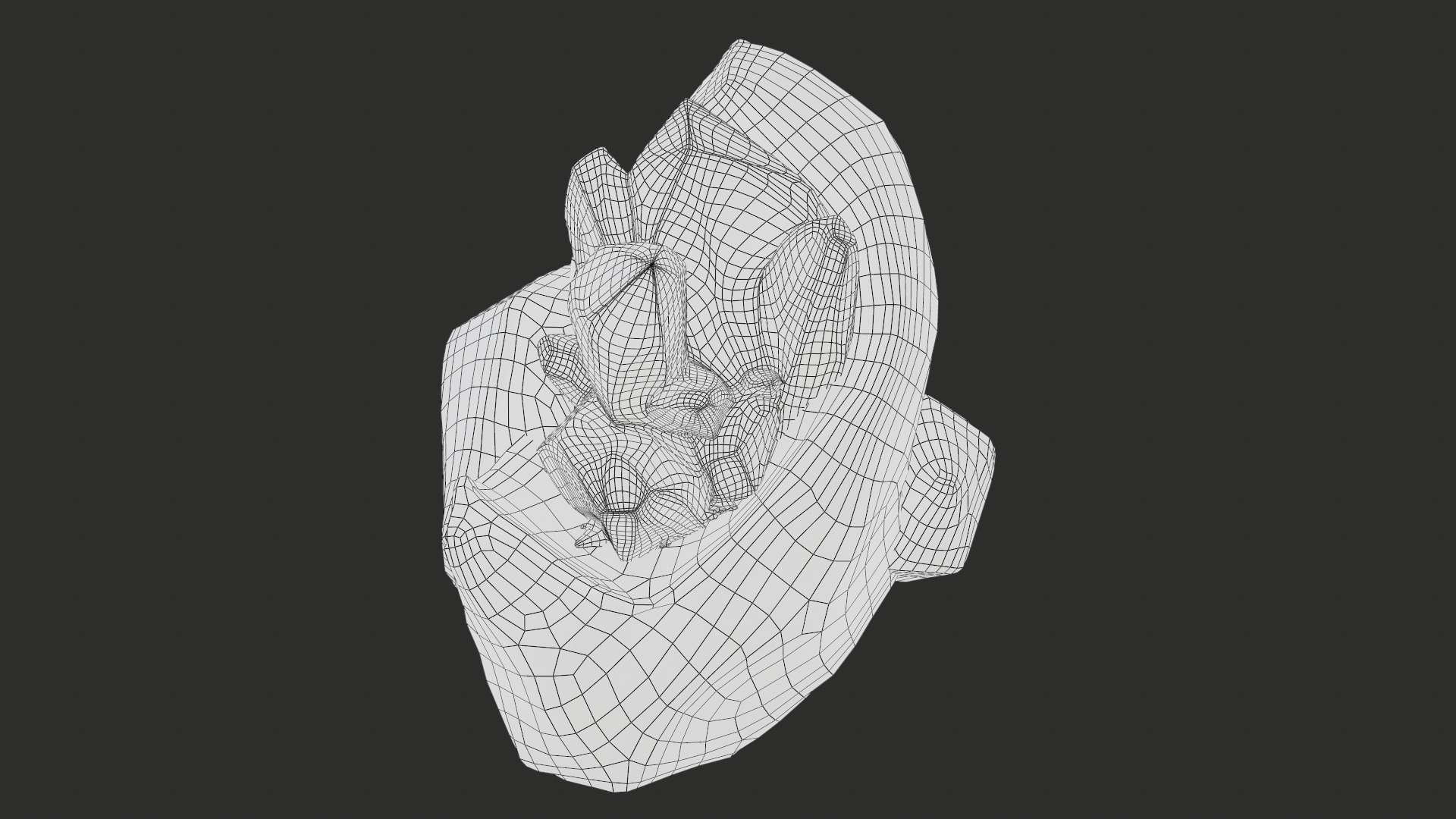 X3 Stylized Cartoon Ore And Crystals Minerals Package Low-poly 3D model_35