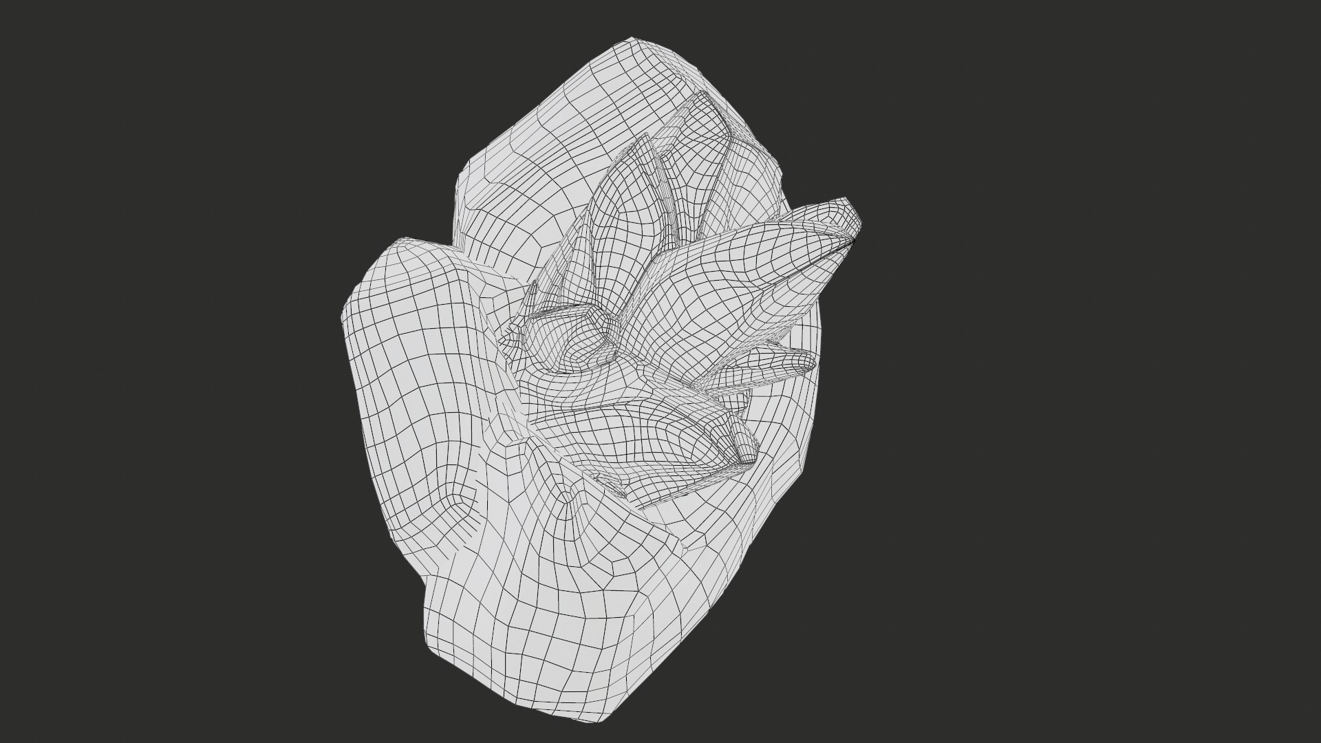 X3 Stylized Cartoon Ore And Crystals Minerals Package Low-poly 3D model_33