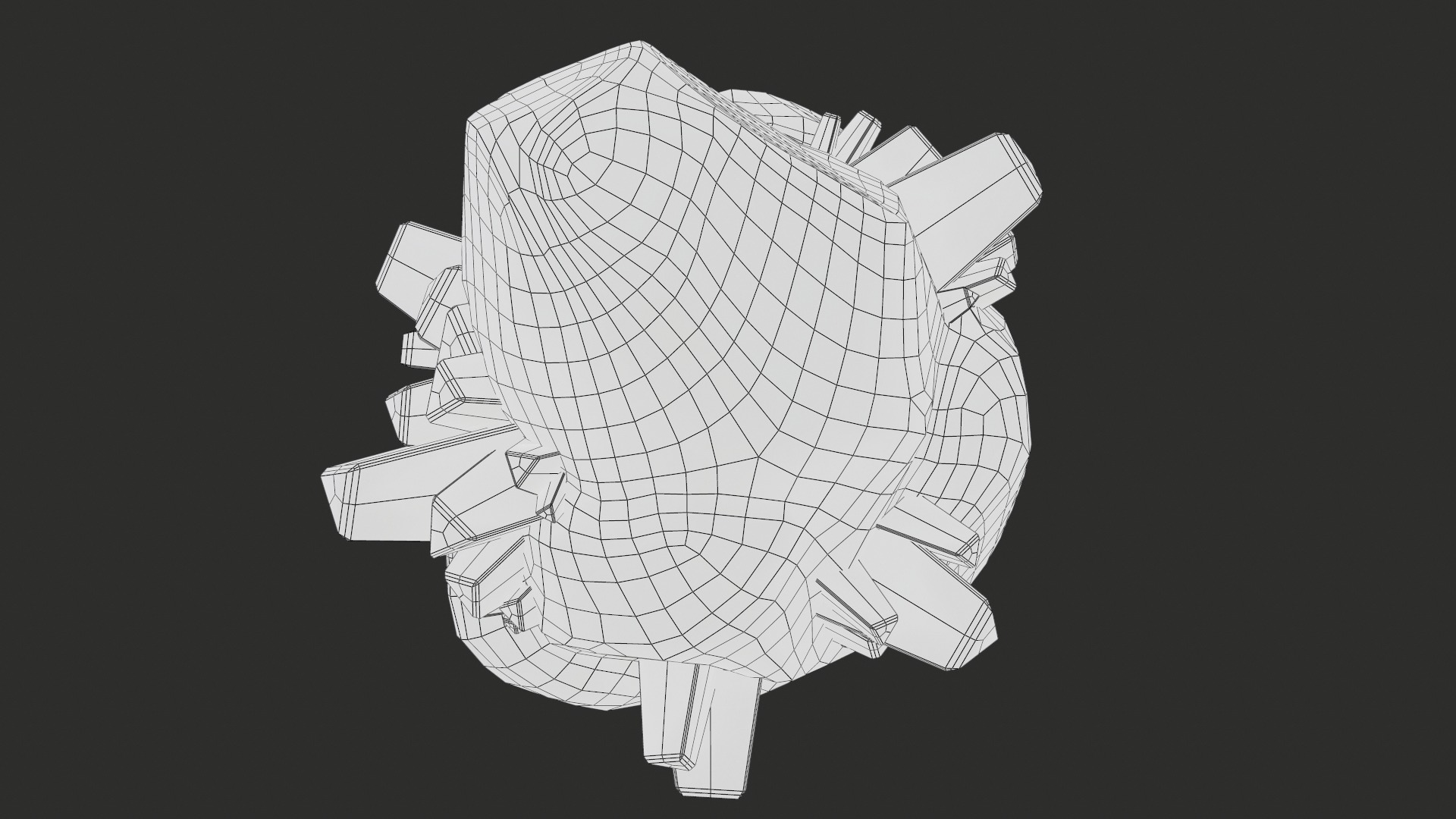 X3 Stylized Cartoon Ore And Crystals Minerals Package Low-poly 3D model_50