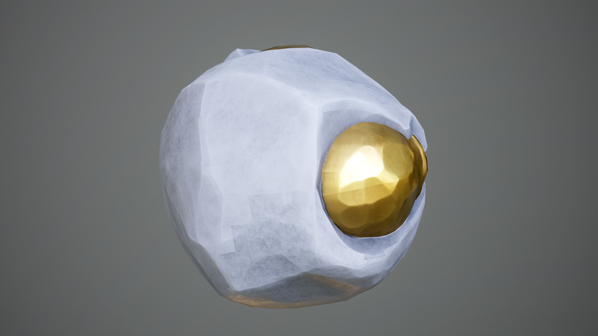 X3 Stylized Cartoon Ore And Crystals Minerals Package Low-poly 3D model_18