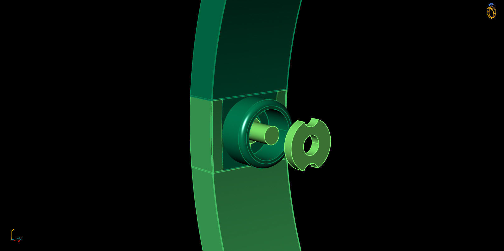 Love Bracelet 17 Size Full Gem 3D print model_11