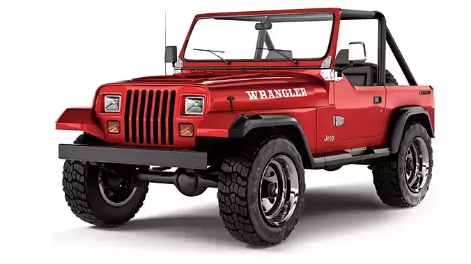 Jeep Wrangler YJ 1988 3D model