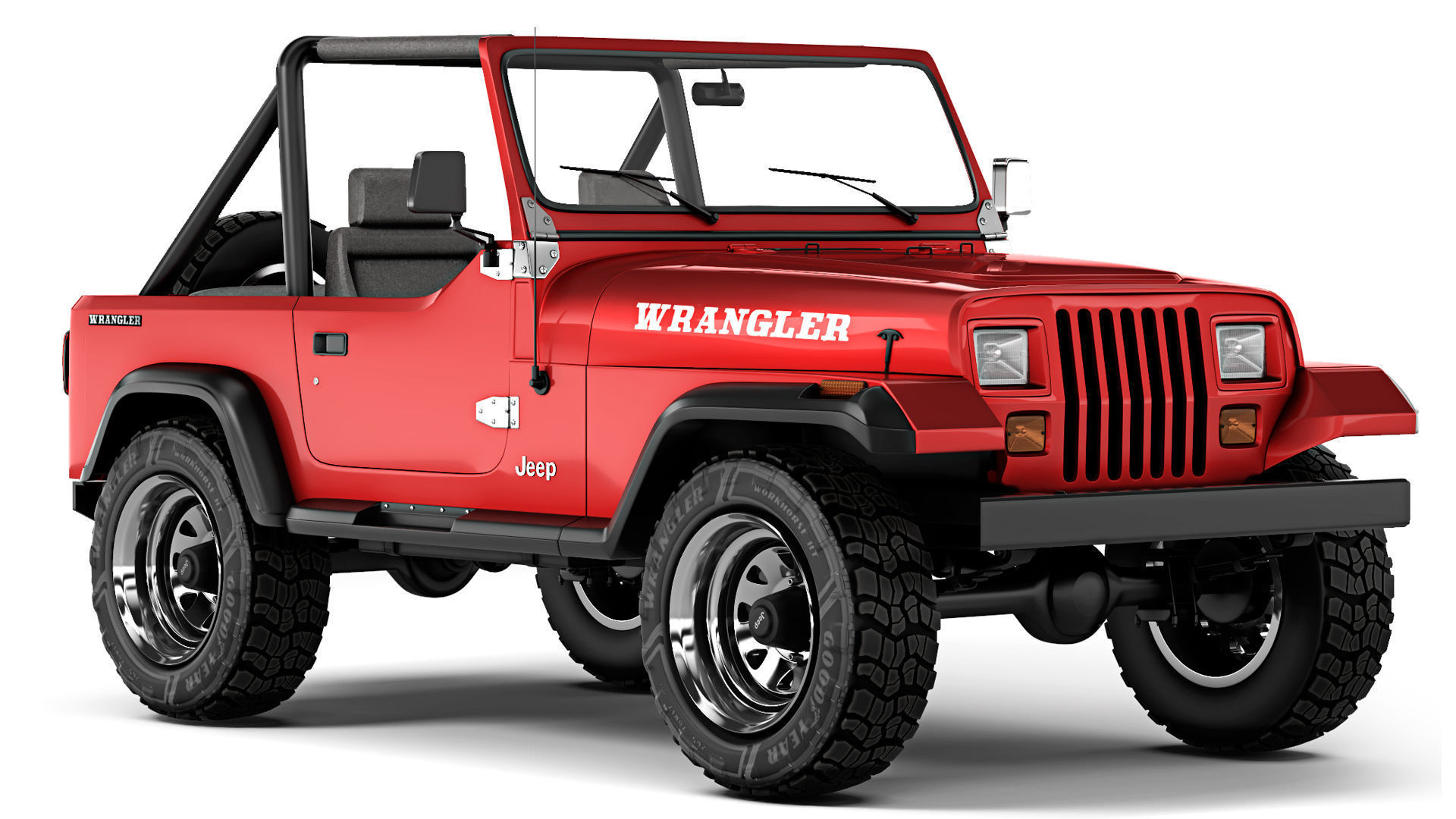 Jeep Wrangler YJ 1988 3D model_6