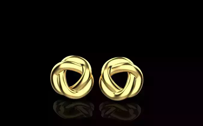 Stud earring model 986