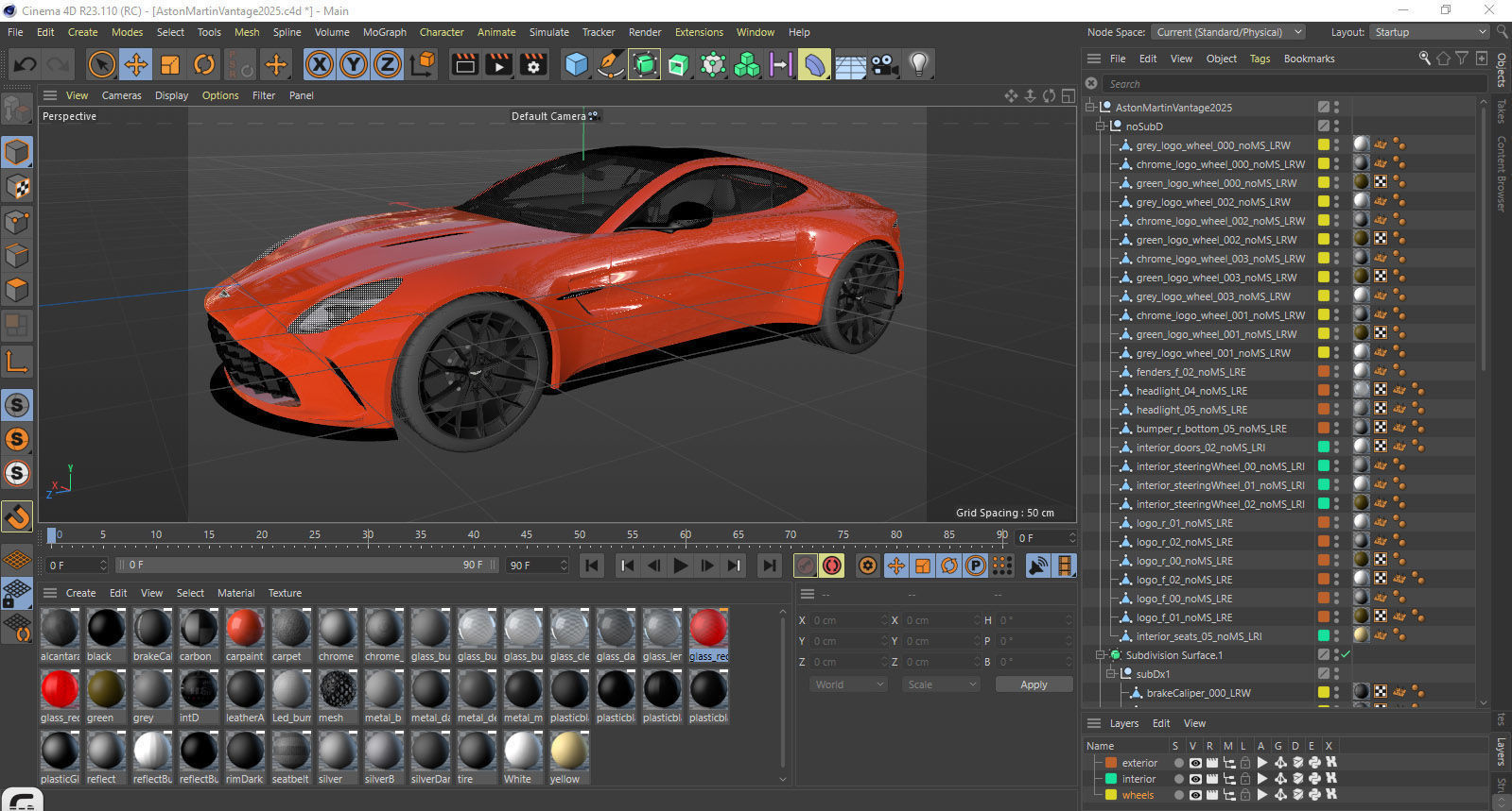 Aston Martin Vantage 2025  3D model_33