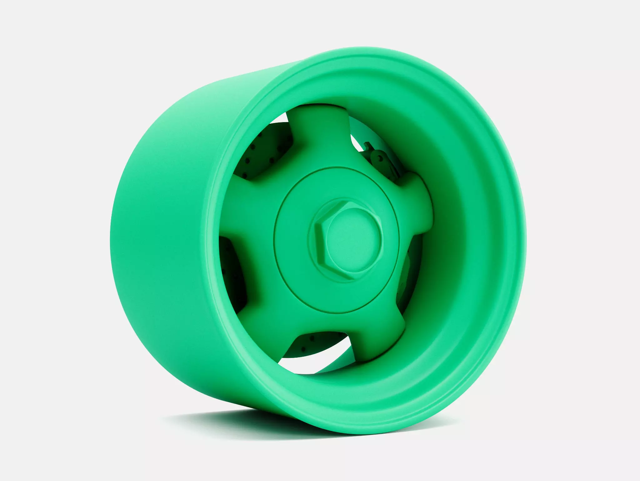 15x10 American Racing Hammer Wheel and Brake 3D print model