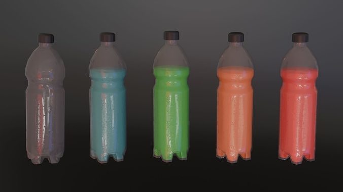 Low poly pack food Low-poly 3D model 7