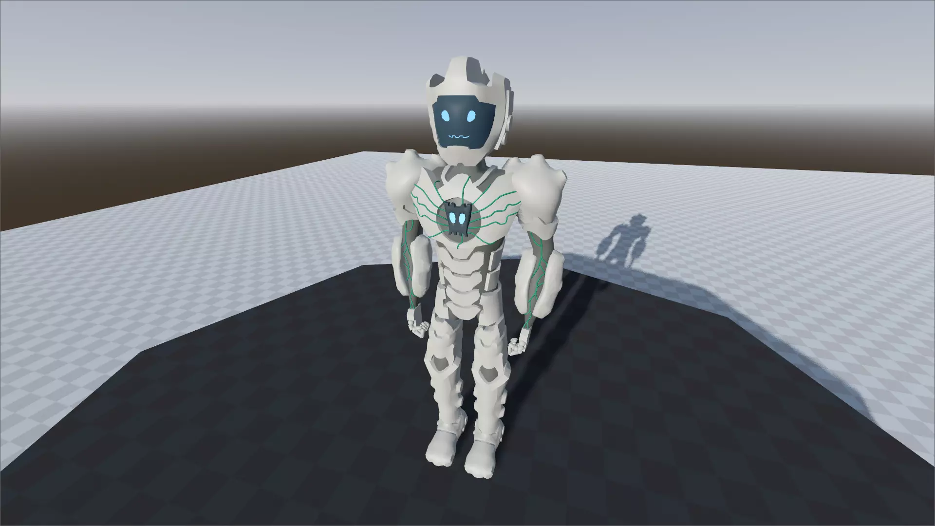 Desert Droid Game Ready Model Free 3D model