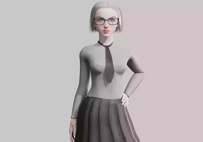 young student girl V29296 