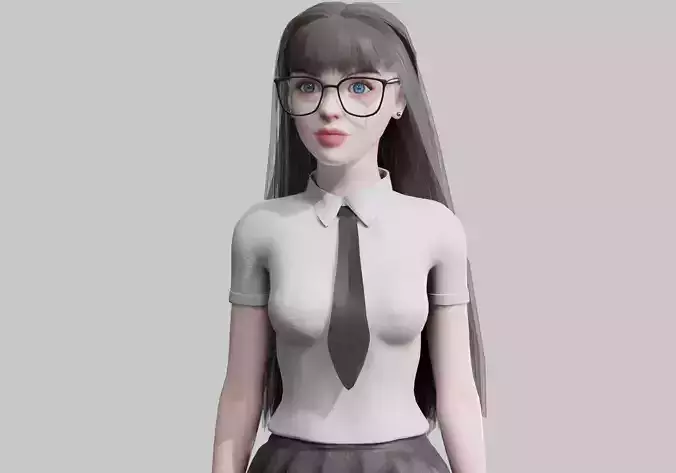 Young school girl V30490 