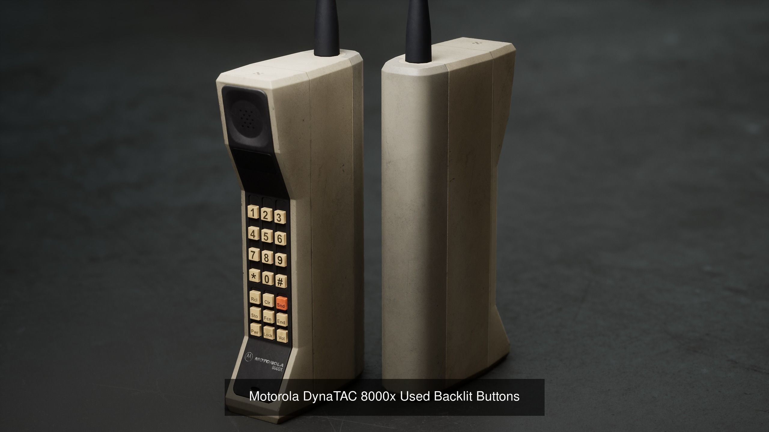 Motorola DynaTAC 8000x 6 Pack 3D Model Collection_4