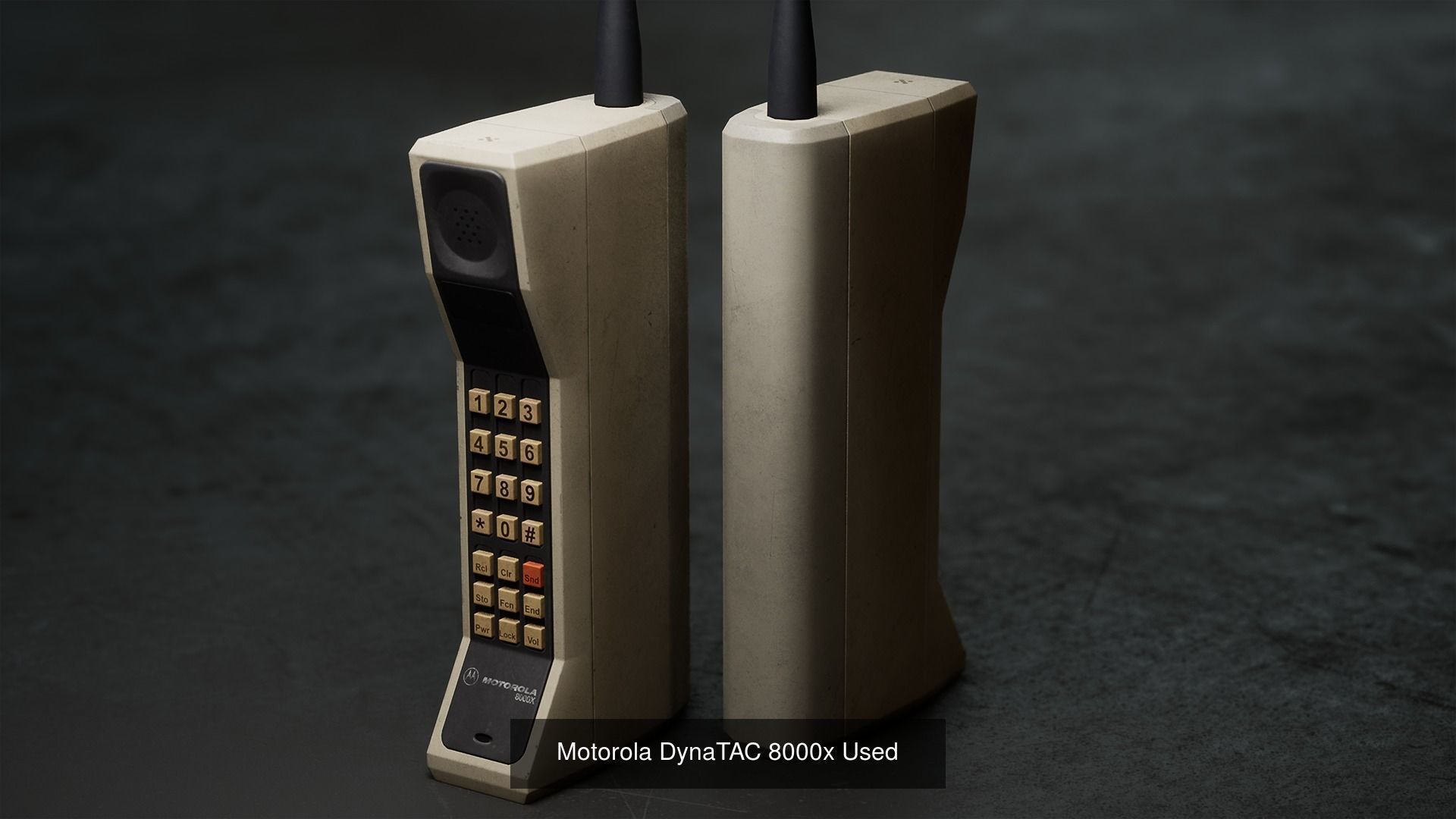 Motorola DynaTAC 8000x 6 Pack 3D Model Collection_3
