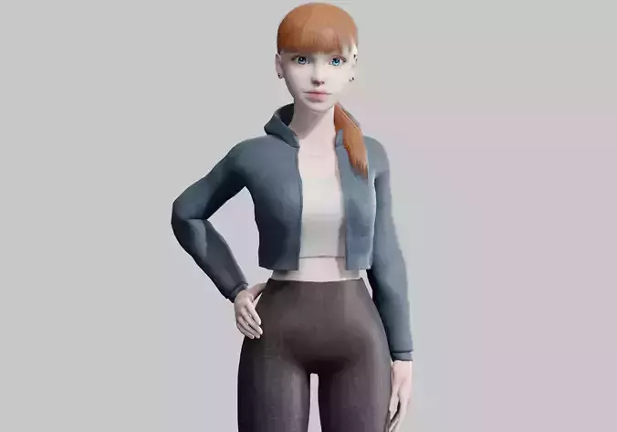 Young cute Woman V24637 