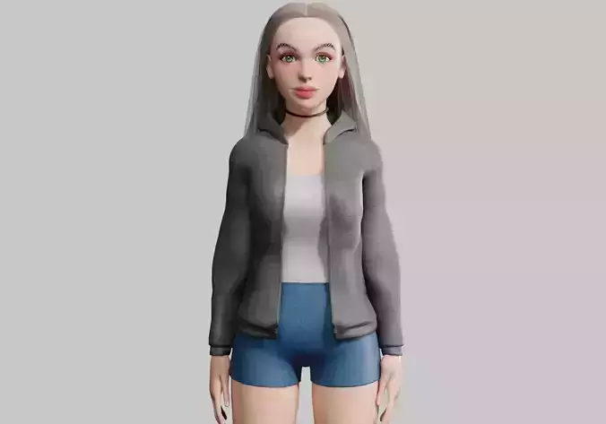 stylized cute Woman V31433 