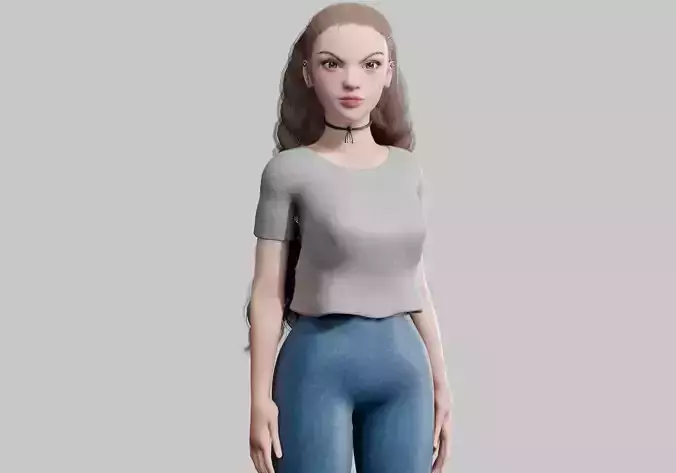 Standard cute Woman V32763 