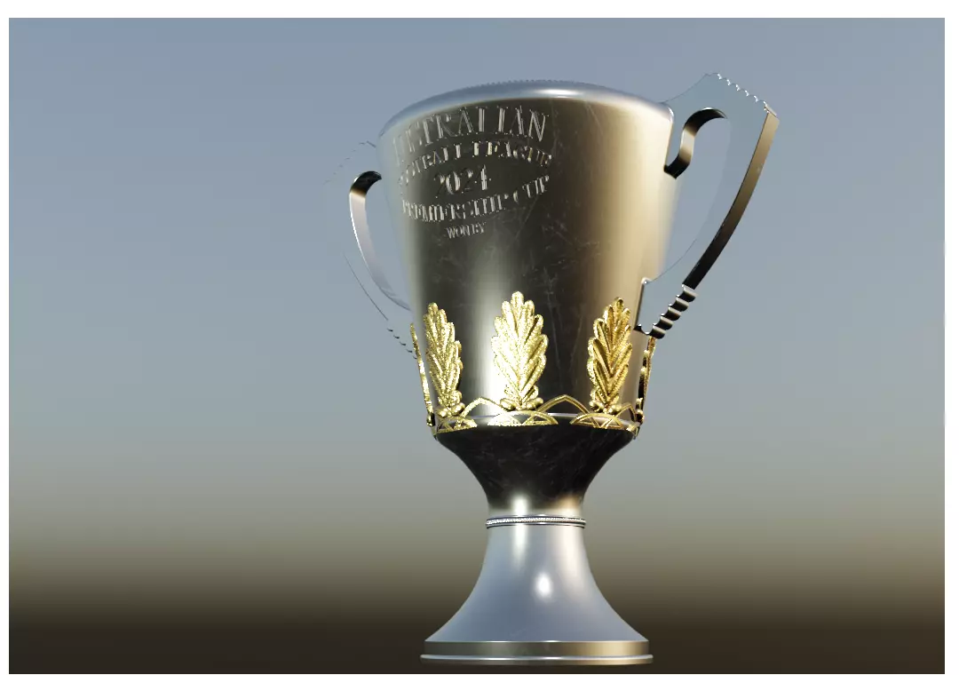 AFL Premiership Cup Grand Final Trophy 3D model