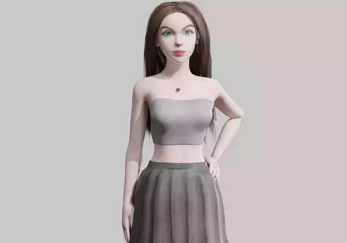 cute Young Woman V31577 