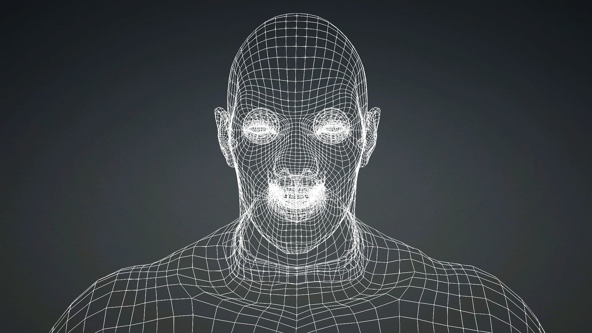 Gym Bro - Muscular man fitness crossfit Rigged and blenshapes Low-poly 3D model_9