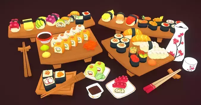 Food Toon Sushi Pack