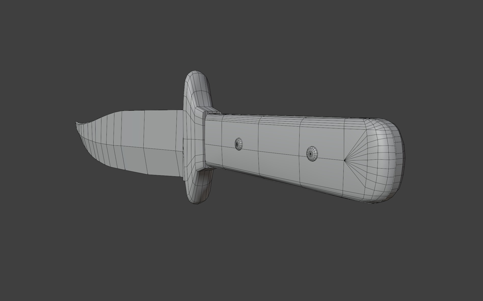 Hunting Knife - Red Dead Redemption 2 Low-poly 3D model_6