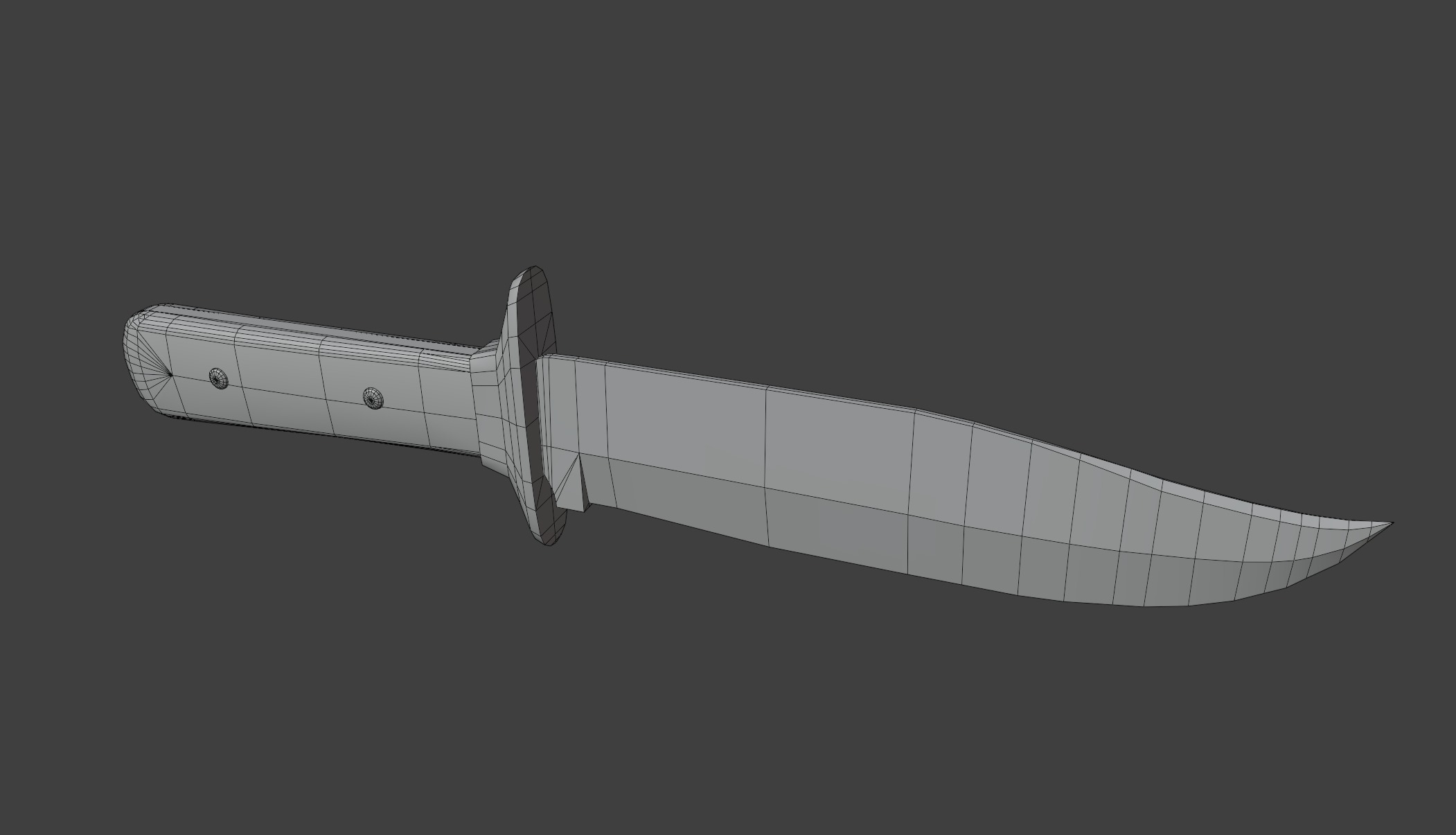 Hunting Knife - Red Dead Redemption 2 Low-poly 3D model_4