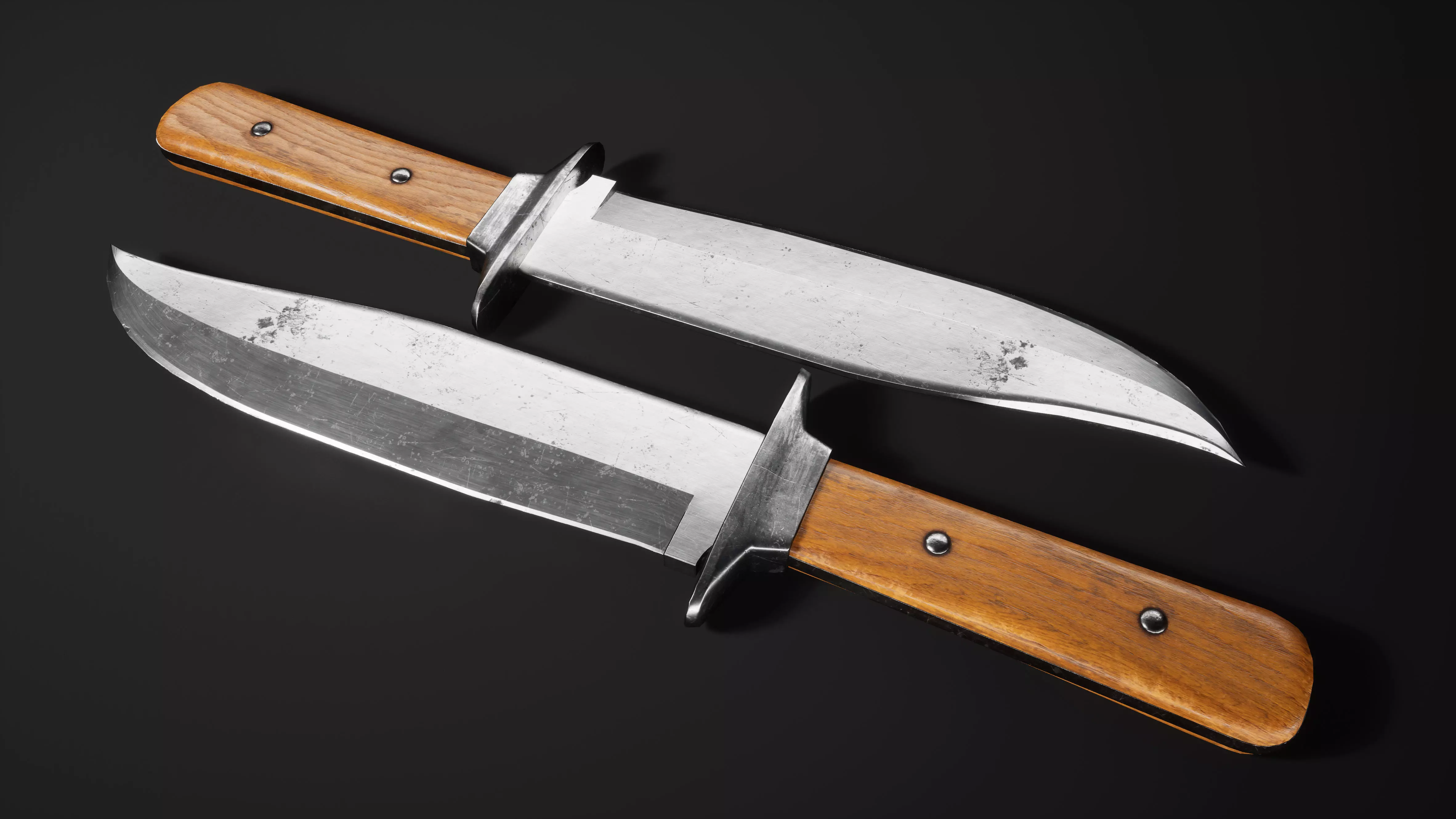 Hunting Knife - Red Dead Redemption 2 Low-poly 3D model_0