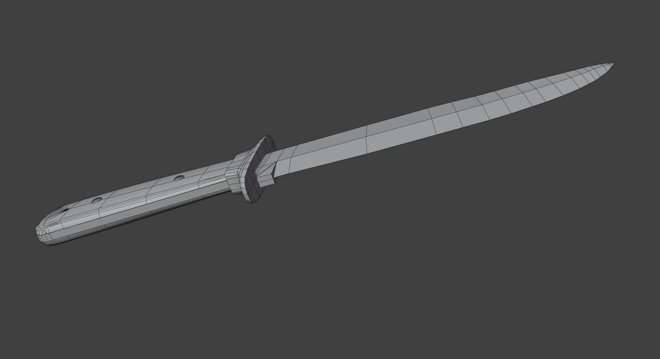 Hunting Knife - Red Dead Redemption 2 Low-poly 3D model_5