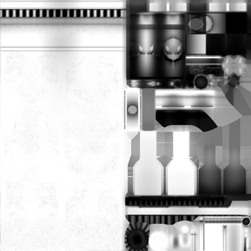 GasBottle gasbottle with two bottles Low-poly 3D model_9