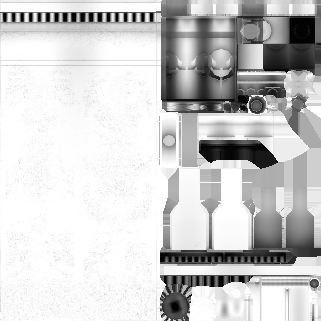 GasBottle gasbottle with two bottles Low-poly 3D model_18