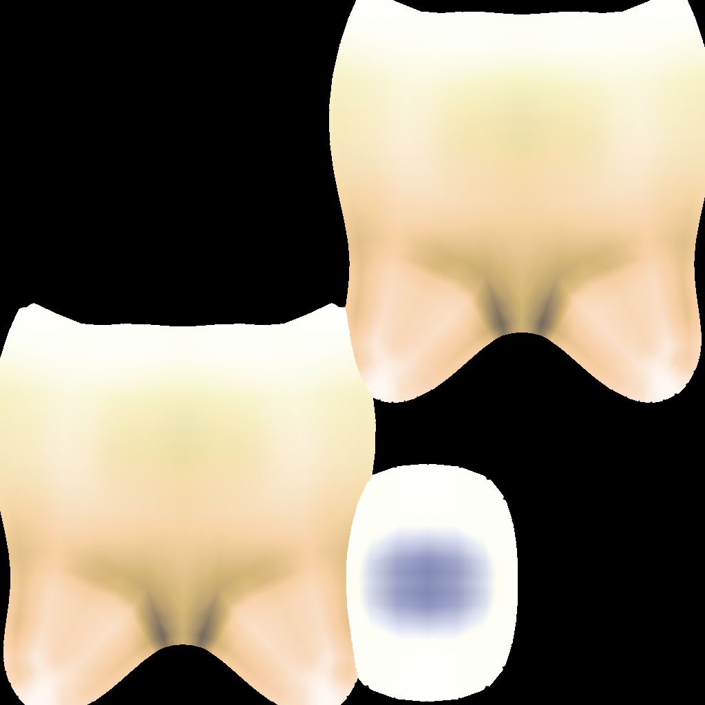 Tooth 3d cartoon character with rig Free 3D model_8