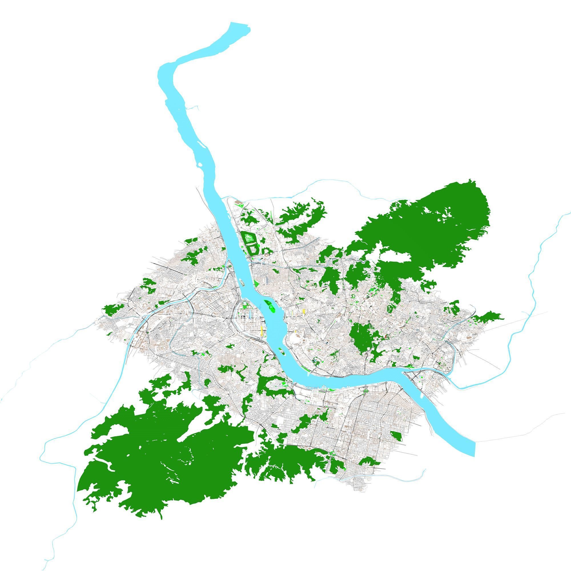 Cityscape Seoul South Korea 3D model_8